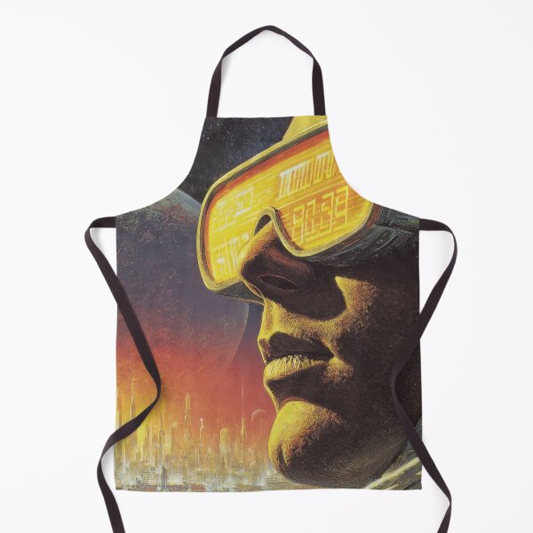 Item preview, Futuristic city with visor designed and sold by anytka.
