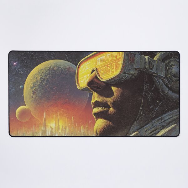Item preview, Futuristic city with visor designed and sold by anytka.