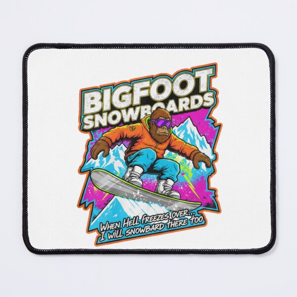 Item preview, Bigfoot Snowboards-When Hell Freezes Over designed and sold by Bigfoot T-Shirt Co..