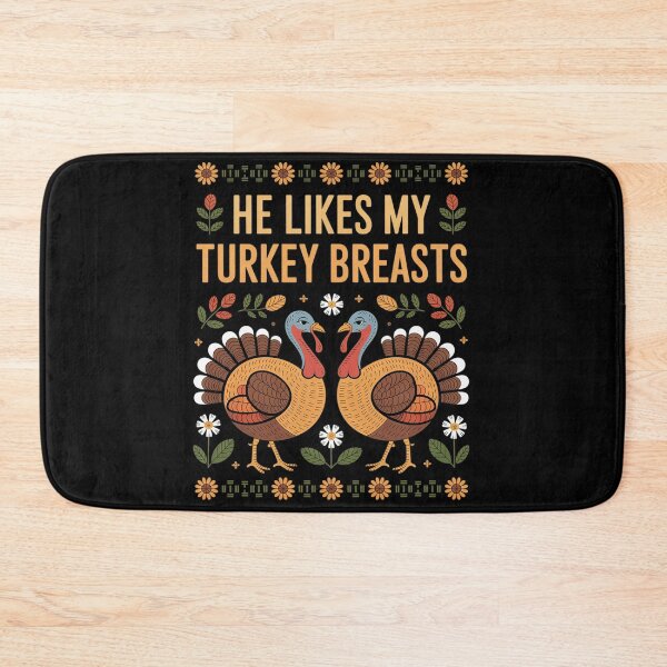 Item preview, He Likes My Turkey Breasts Thanksgiving Floral Fall Vibes  designed and sold by MyzoToyota.