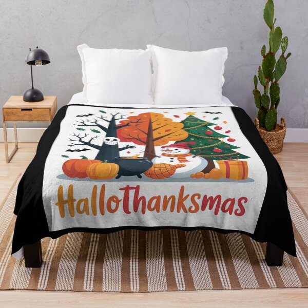 Item preview, Halloween Thanksgiving Christmas Happy HalloThanksMas designed and sold by NailMolisa.