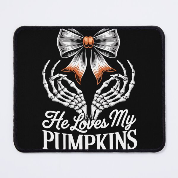 Item preview, He Loves My Pumpkins I Like His Broomstick Couples Halloween designed and sold by MyzoToyota.