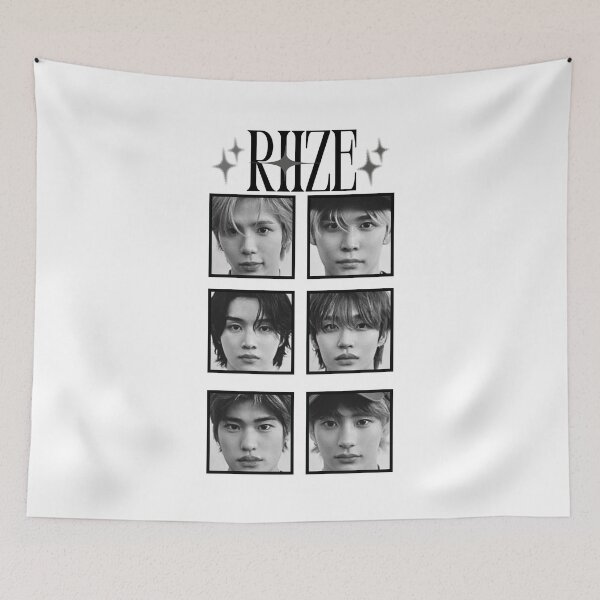 Item preview, Riize Members Kpop Boy group Celebrity Illustration korean pop art Scrapbook Collage Cozy Y2K Vintage Design  designed and sold by HELL0WBELLO.