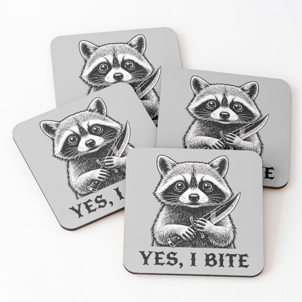 Item preview, Feral Charm: The Armed Trash Panda designed and sold by AwesomeBeyondLimits.