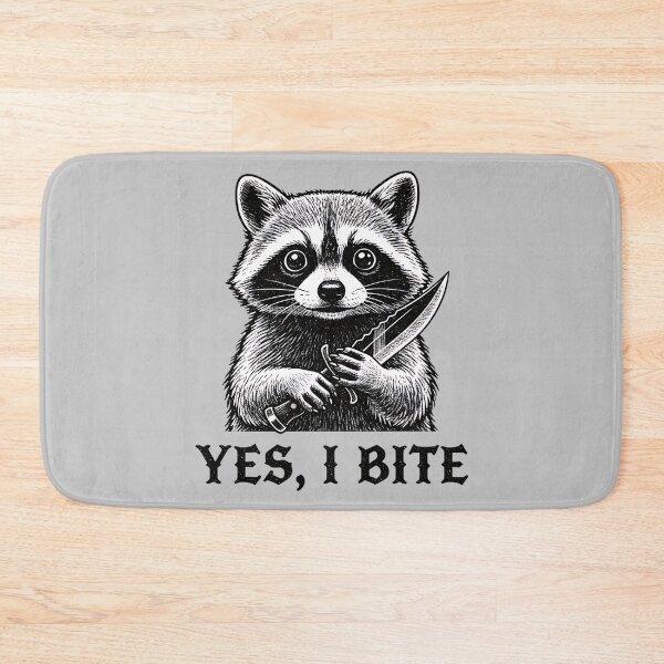 Item preview, Feral Charm: The Armed Trash Panda designed and sold by AwesomeBeyondLimits.