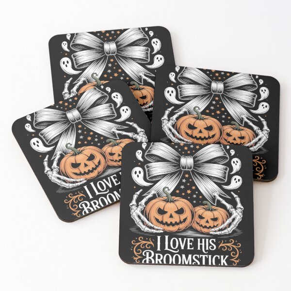 Item preview, He Loves My Pumpkins I Like His Broomstick Halloween Couples  designed and sold by MyzoToyota.