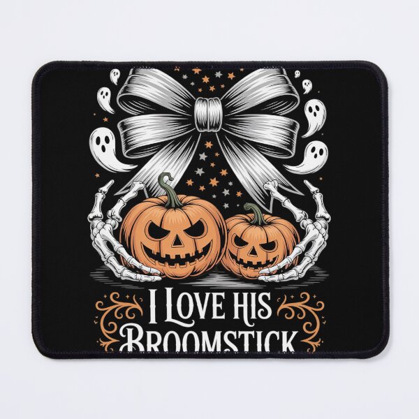 Item preview, He Loves My Pumpkins I Like His Broomstick Halloween Couples  designed and sold by MyzoToyota.