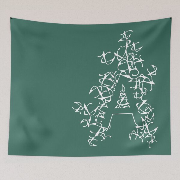 Item preview, Initial A, free calligraphy, ornament designed and sold by digidesign.