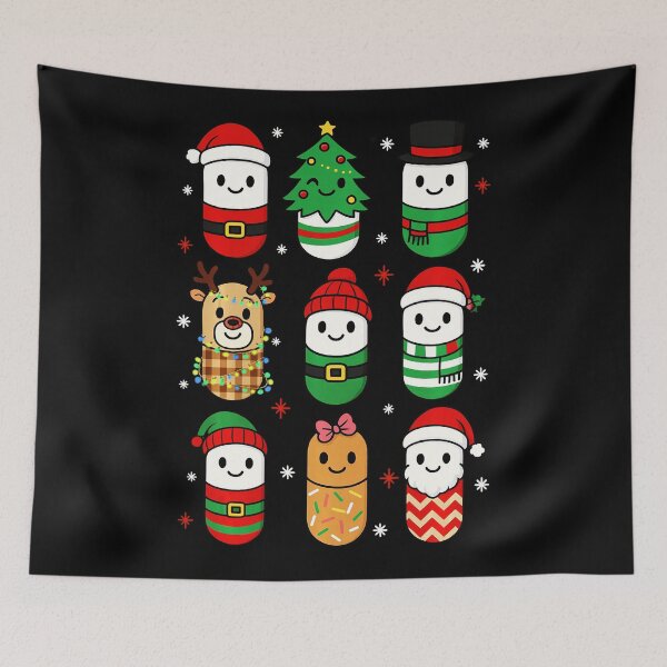 Item preview, Pharmacy Christmas Xmas Vibes Pharmacist Pharm Tech  designed and sold by WayTBeenkenArt.