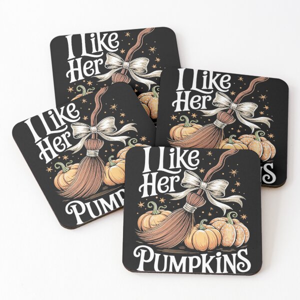 Item preview, I Like Her Pumpkins She Likes My Broomstick Couple Halloween designed and sold by MyzoToyota.
