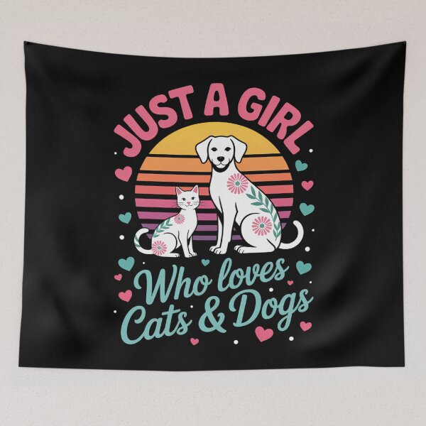 Item preview, Cats and Dogs Lovers Cute designed and sold by lilensgavadur.