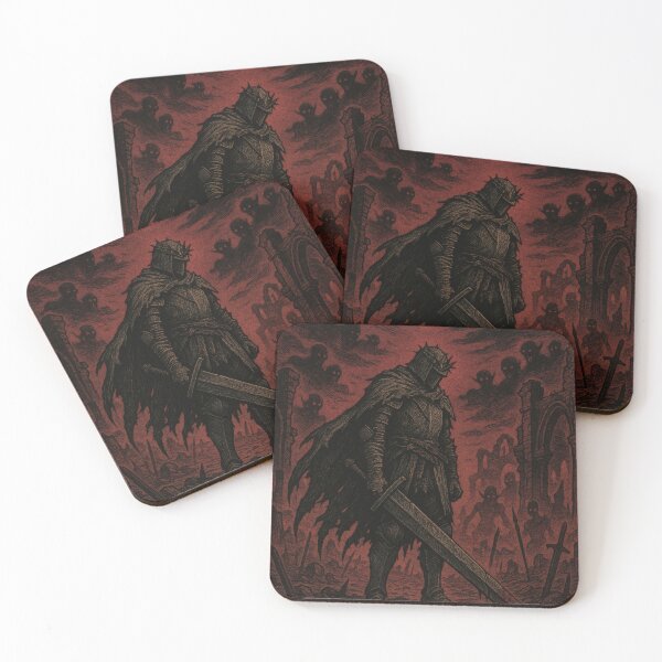 Item preview, Dark Eclipse Warrior –  Fantasy Illustration designed and sold by Visualynx.