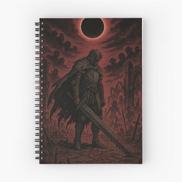 Item preview, Dark Eclipse Warrior –  Fantasy Illustration designed and sold by Visualynx.