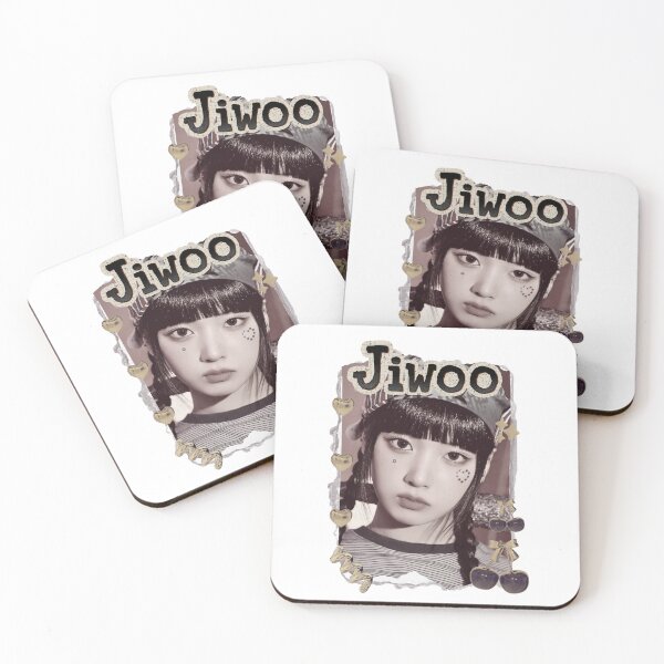 Item preview, NMIXX Jiwoo Kpop Girl group Scrapbook Collage Cozy Y2K Vintage Design designed and sold by HELL0WBELLO.