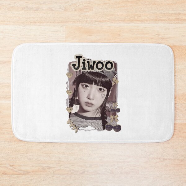 Item preview, NMIXX Jiwoo Kpop Girl group Scrapbook Collage Cozy Y2K Vintage Design designed and sold by HELL0WBELLO.
