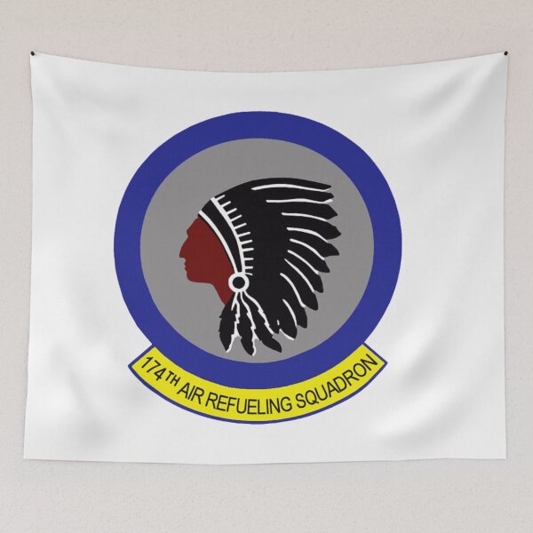 Item preview, 174th ARS Native American Chief Profile Patch designed and sold by CharlieDesings.