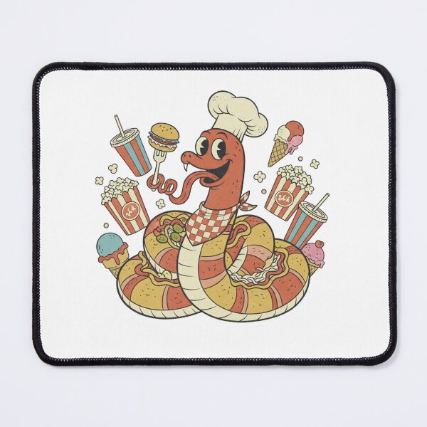 Item preview, Hot Dog Snake Chef - Kitchen Chaos designed and sold by AI Experiment Lab.