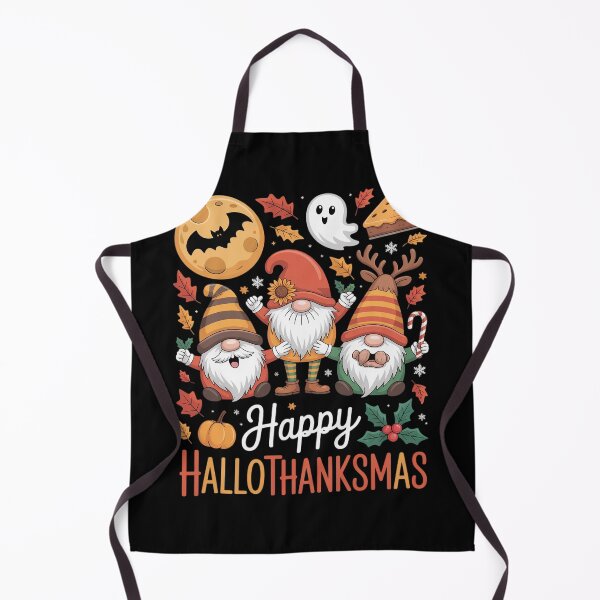 Item preview, Halloween Thanksgiving Christmas Happy HalloThanksMas Gnomes 3 designed and sold by NailMolisa.