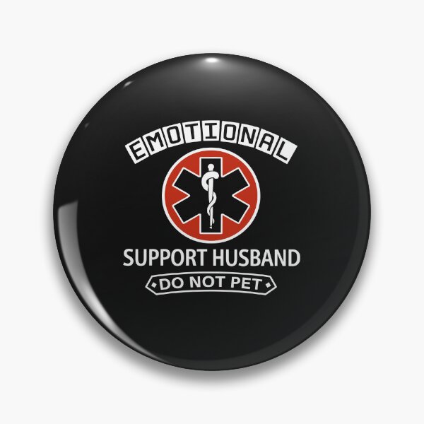 Item preview, Emotional Support Husband designed and sold by artistastshirt.