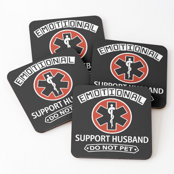 Item preview, Emotional Support Husband designed and sold by artistastshirt.