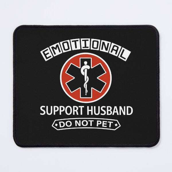 Item preview, Emotional Support Husband designed and sold by artistastshirt.