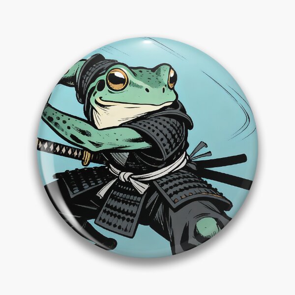Item preview, Frog Samurai Strike designed and sold by iwzzuel.