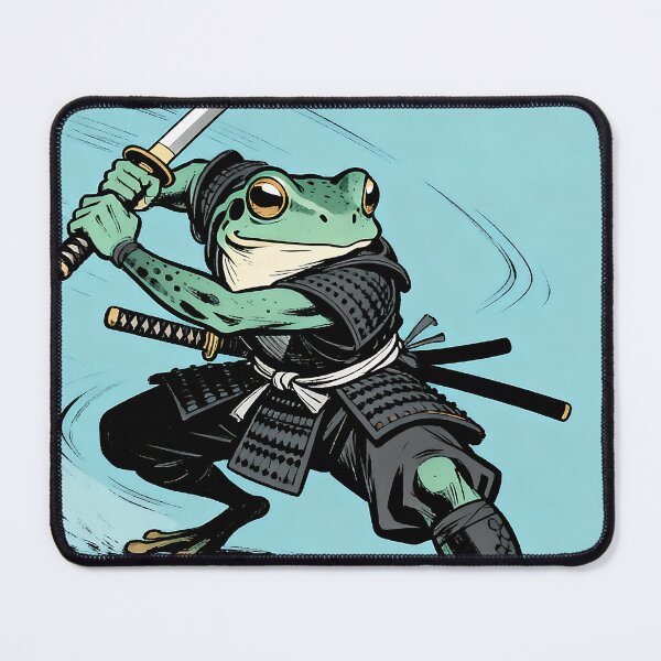 Item preview, Frog Samurai Strike designed and sold by iwzzuel.