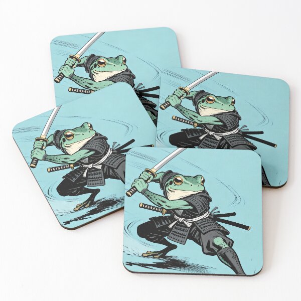 Item preview, Frog Samurai Strike designed and sold by iwzzuel.