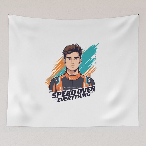 Item preview, Speed Over Everything Racing Driver Illustration designed and sold by Graphic Therapist.