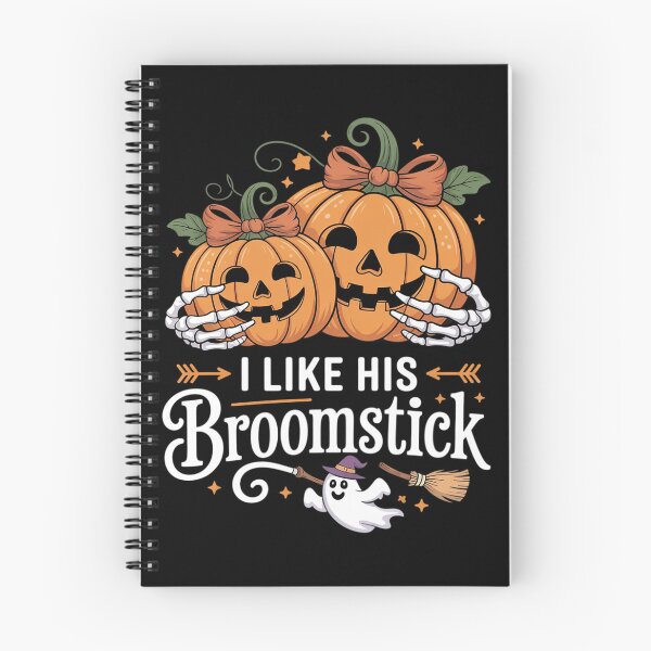 Item preview, I Like His Broomstick He Likes My Pumpkins Couples Halloween designed and sold by MyzoToyota.