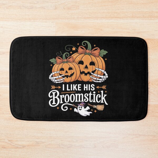 Item preview, I Like His Broomstick He Likes My Pumpkins Couples Halloween designed and sold by MyzoToyota.