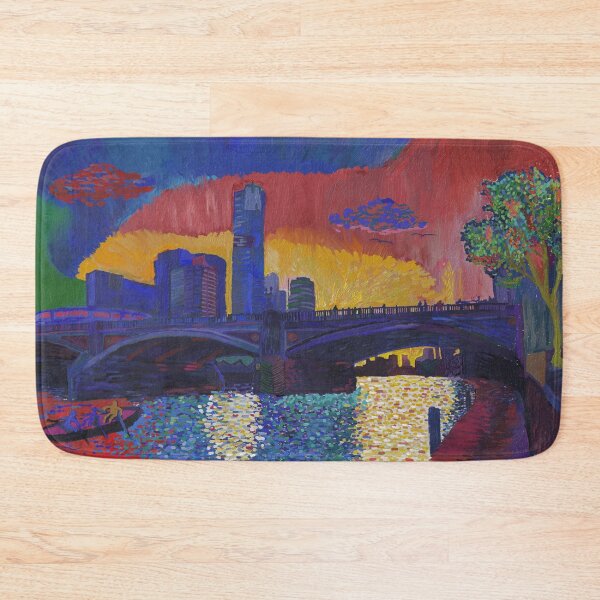 Item preview, Melbourne - Princess Bridge on the Yarra River  designed and sold by Toby Evans.