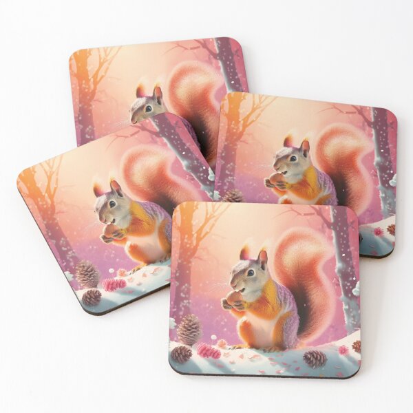 Item preview, Adorable squirrel  with nut designed and sold by Photopat.