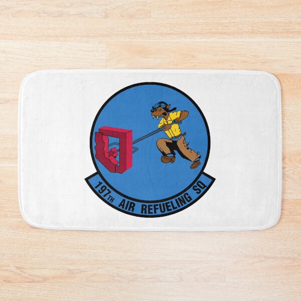 Item preview, 197th ARS Wolf Refueling Square Patch designed and sold by CharlieDesings.