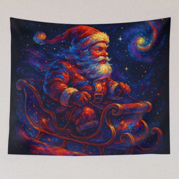 Item preview, Cosmic Santa Claus Christmas Night designed and sold by THE JIZU SHOP.