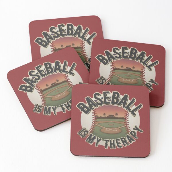 Item preview, Baseball is My Therapy designed and sold by Blaze & Trail Creative.
