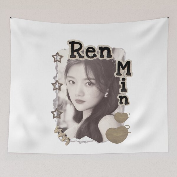 Item preview, Ren Min (任敏) Chinese Actress Art Chinese Celebrity Illustration Scrapbook Collage Cozy Y2K Vintage Design designed and sold by HELL0WBELLO.