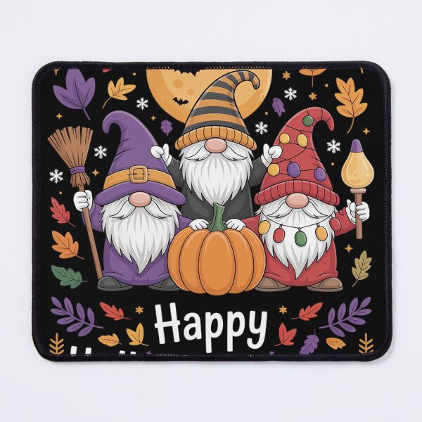 Item preview, Halloween Thanksgiving Christmas Happy HalloThanksMas Gnomes 5 designed and sold by NailMolisa.