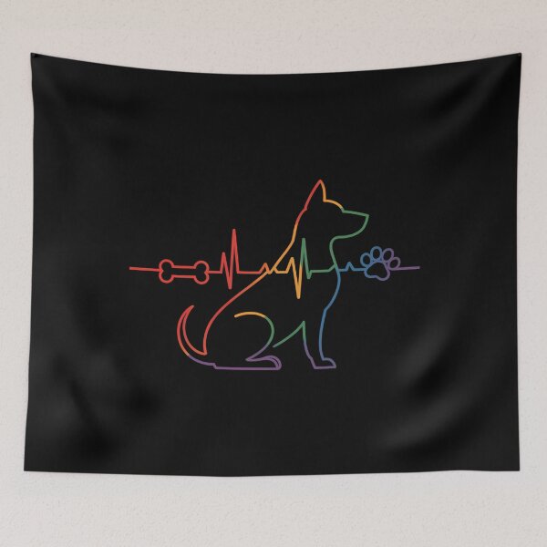 Item preview, Dog Lovers Heartbeat Pet Lovers designed and sold by lilensgavadur.