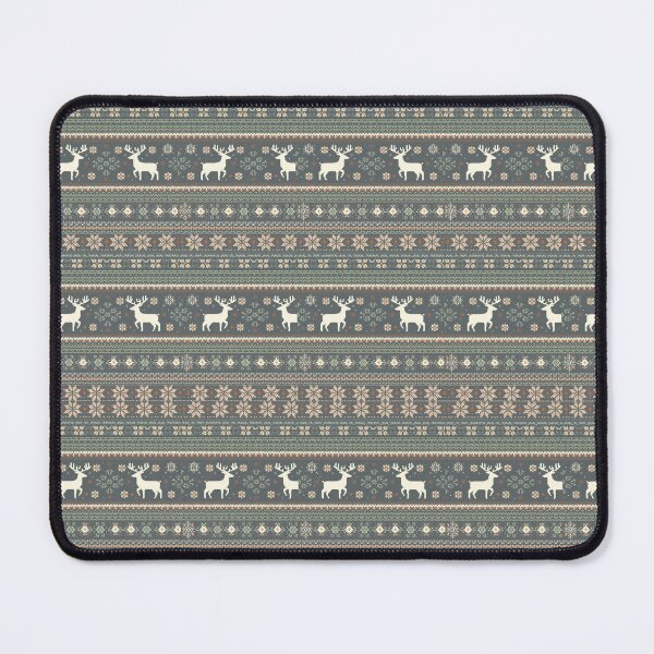 Item preview, Minimal Nordic Retro Christmas Knit Pattern designed and sold by BeeStylishTees.