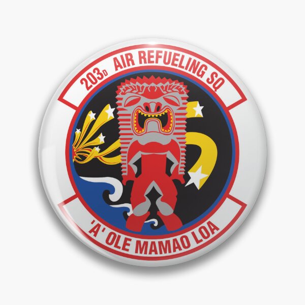 Item preview, 203rd ARS "A'ole Mamao Loa" Hawaiian Tiki Patch designed and sold by CharlieDesings.