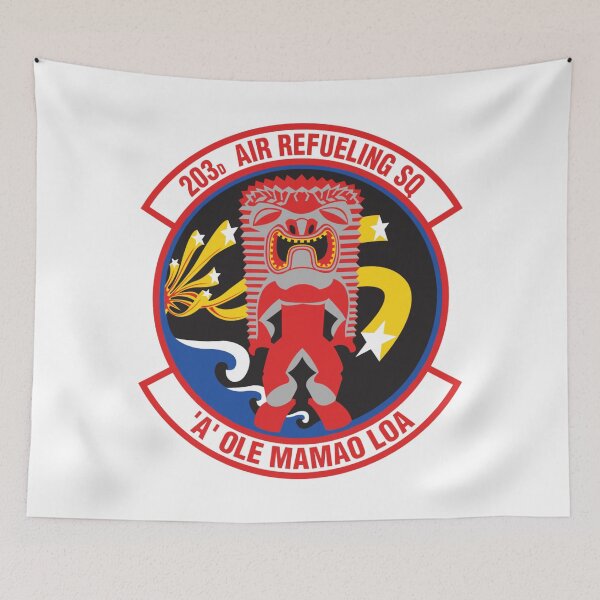 Item preview, 203rd ARS "A'ole Mamao Loa" Hawaiian Tiki Patch designed and sold by CharlieDesings.