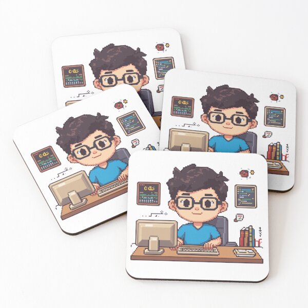 Item preview, Pixel Programmer — Cute 8-Bit Developer designed and sold by Malfinio.