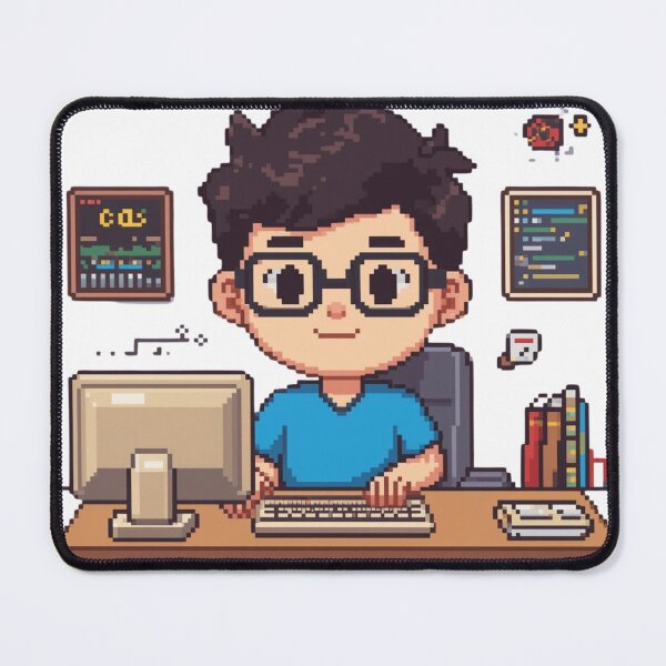 Item preview, Pixel Programmer — Cute 8-Bit Developer designed and sold by Malfinio.