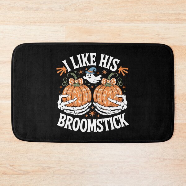 Item preview, I Like His Broomstick He Likes My Pumpkins Couples Halloween0  designed and sold by MyzoToyota.