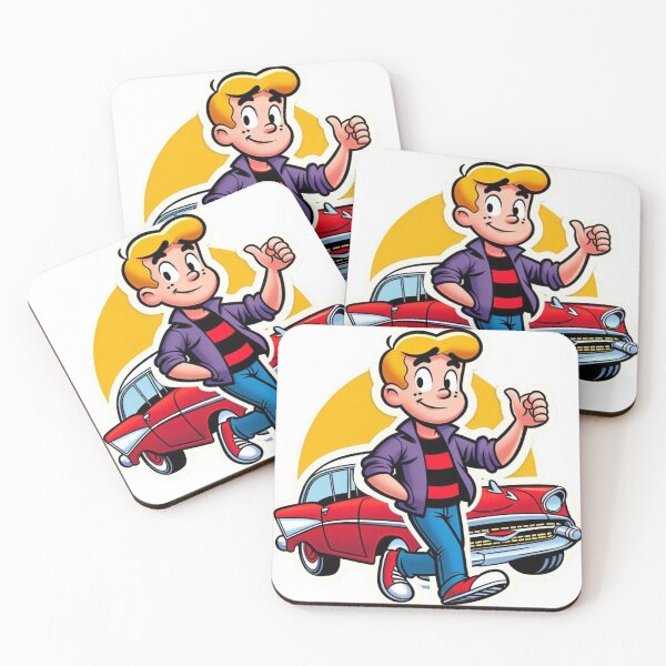 Item preview, Retro Comic Teen Love – Classic High School Vibes designed and sold by GOLDENLIONPERU.