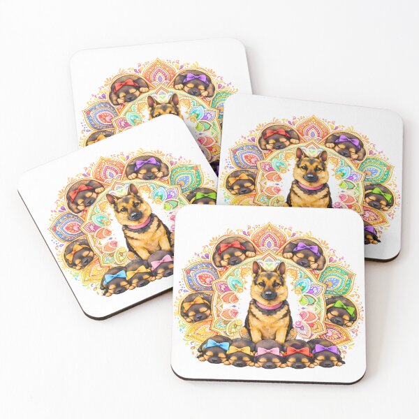 Item preview, From Tiny Paws to Endless Love – Dog Mom Mandala Art designed and sold by ArtSpark Studio.