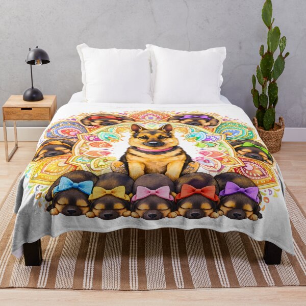 Item preview, From Tiny Paws to Endless Love – Dog Mom Mandala Art designed and sold by ArtSpark Studio.