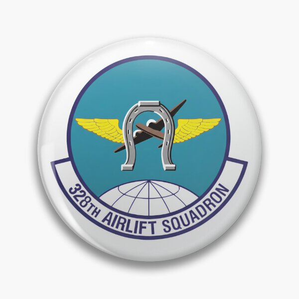 Item preview, 328th AS Horseshoe and Wings Patch designed and sold by CharlieDesings.