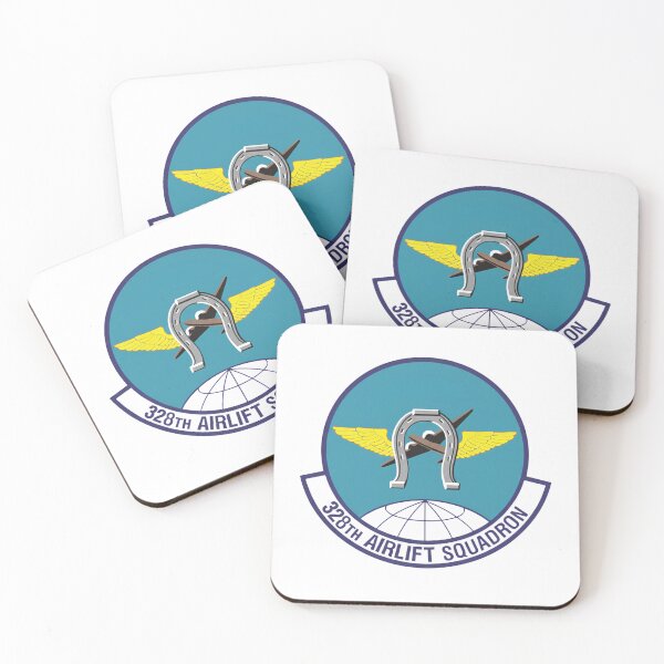 Item preview, 328th AS Horseshoe and Wings Patch designed and sold by CharlieDesings.